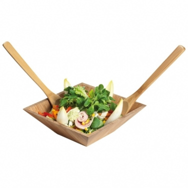Logotrade promotional gift image of: Bamboo salad servers CAPUA
