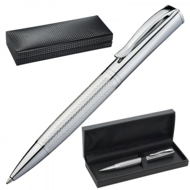 Logo trade corporate gift photo of: Metal ballpen CHESTER