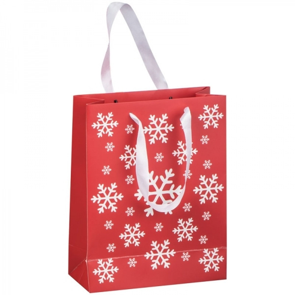 Logotrade promotional giveaway picture of: Small Christmas paper bag BASEL