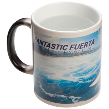 Logo trade promotional giveaways picture of: Colour-changing sublimation mug SIRMIONE 300 ml