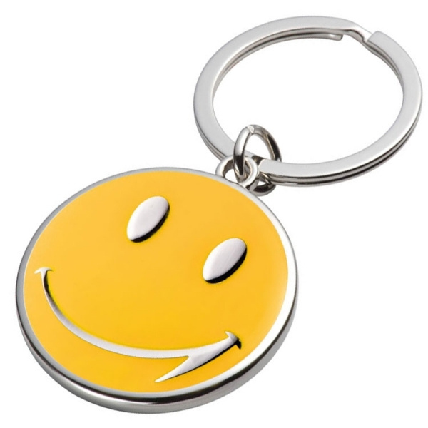 Logo trade promotional gifts image of: Keyring SMILE