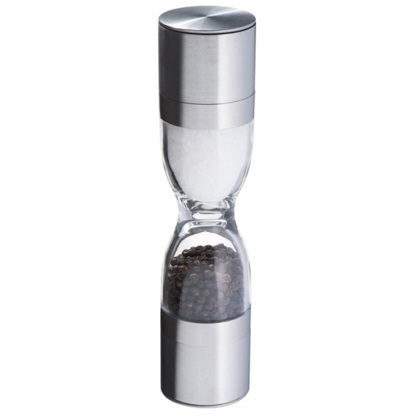 Logo trade promotional items image of: Salt and pepper mill 2-in-1 ROME