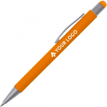 Logotrade advertising products photo of: Metal ballpen touch pen soft touch SALT LAKE CITY