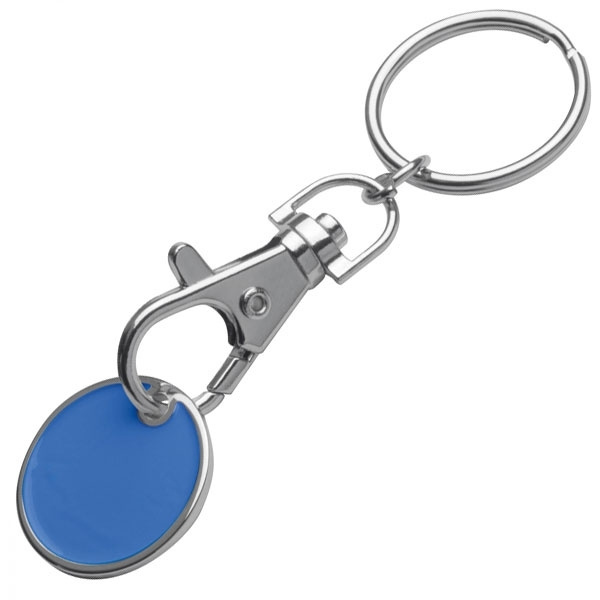 Logo trade promotional items image of: Keyring with shopping coin ARRAS