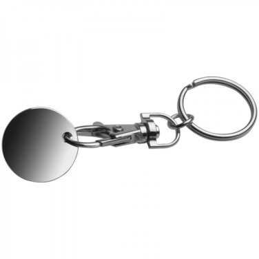 Logo trade promotional merchandise picture of: Keyring with shopping coin ARRAS