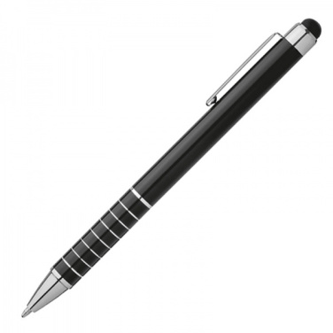Logo trade promotional items picture of: Metal ballpen with touch pen LUEBO