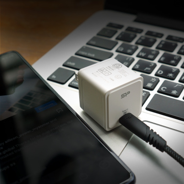 Logo trade promotional gifts picture of: Silicon Power fast charger QM12