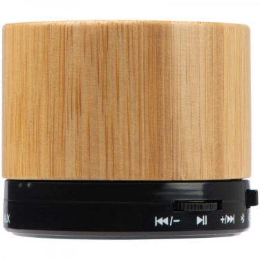 Logo trade corporate gifts picture of: Bamboo bluetooth speaker FLEEDWOOD