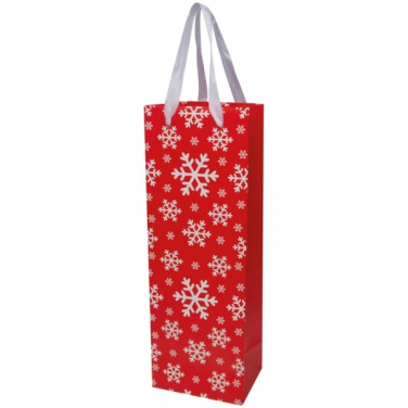 Logotrade advertising product image of: Wine bag in Christmas design LAPLAND