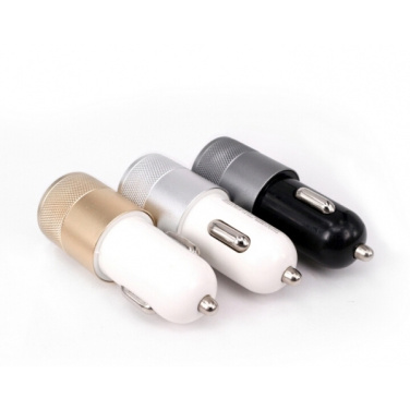 Logo trade advertising products picture of: Metal car charger