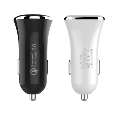 Logo trade promotional gifts picture of: Car charger (Qualcomm Quick Charge 3.0)