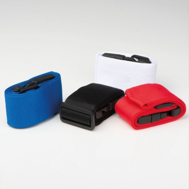 Logo trade business gift photo of: Adjustable luggage strap MOORDEICH