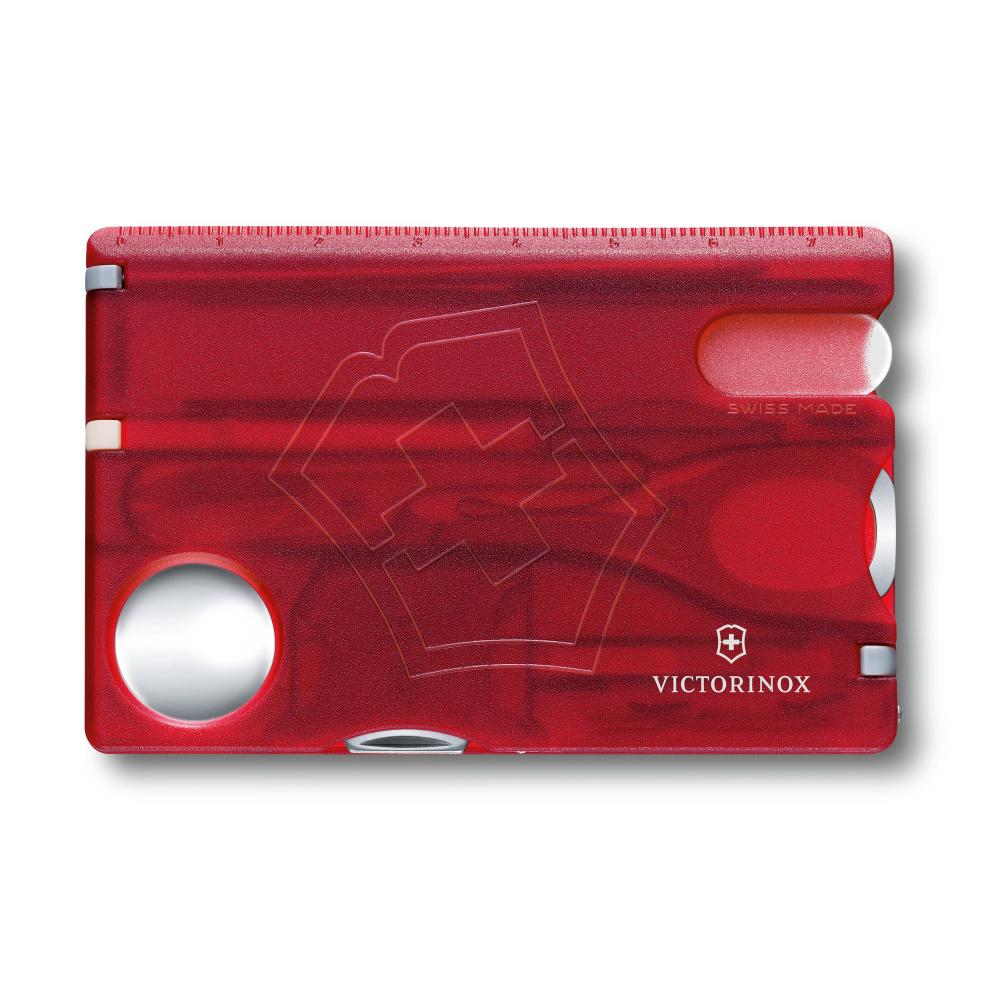 Logo trade promotional giveaways image of: Multitool SwissCard Nailcare Victorinox