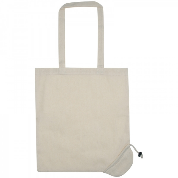 Logotrade promotional items photo of: Foldable cotton bag KLEHOLM