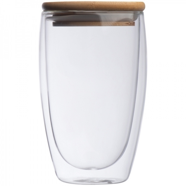 Logo trade promotional items picture of: Double-walled glass ZAKOPANE 500 ml