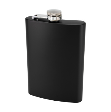 Logotrade advertising product image of: Hip flask OLYMPOS Schwarzwolf