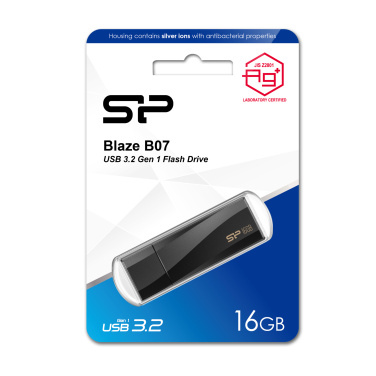 Logotrade promotional giveaway image of: PENDRIVE SILICON POWER BLAZE - B07 3.2 16GB