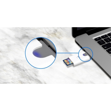 Logotrade promotional product picture of: MicroSD and SD card reader Silicon Power Combo 3.1