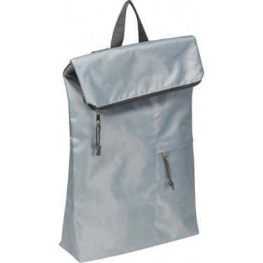 Logo trade advertising products image of: Foldable backpack STOCKTON