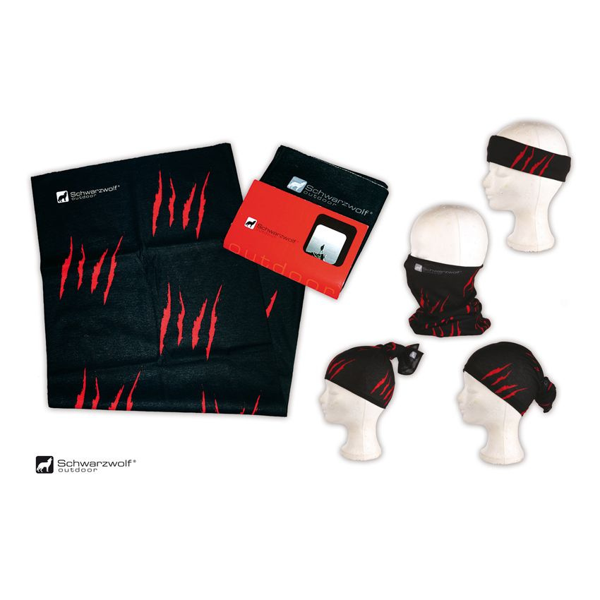 Logotrade corporate gifts photo of: Multifunction bandana BANDANA Schwarzwolf