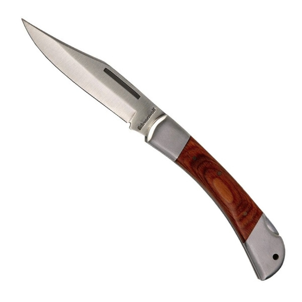 Logo trade business gift photo of: Medium knife JAGUAR Schwarzwolf