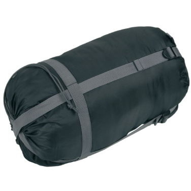 Logo trade promotional merchandise image of: Sleeping bag KINABALU Schwarzwolf