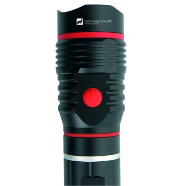 Logo trade promotional gifts picture of: Flashlight BIWA Schwarzwolf