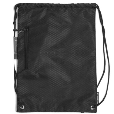 Logotrade promotional merchandise photo of: Drawstring bag NUNAVUT Schwarzwolf