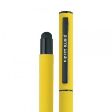 Logo trade business gifts image of: Writing set touch pen, soft touch CELEBRATION Pierre Cardin
