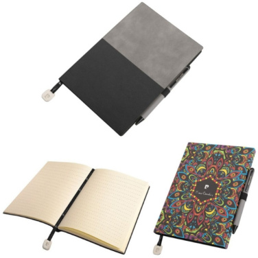 Logo trade business gift photo of: Notepad A5 & ballpoint pen REPORTER Pierre Cardin