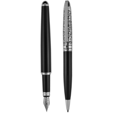 Logotrade promotional merchandise photo of: Writing set ballpoint pen & fountain pen JACQUES Pierre Cardin