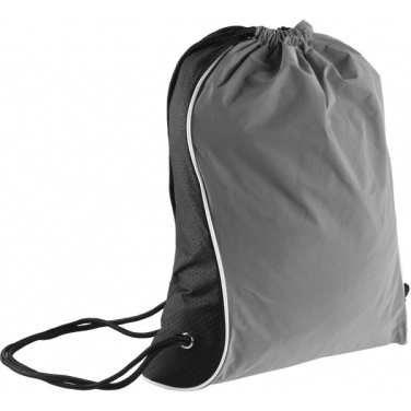 Logo trade promotional product photo of: Drawstring bag DENISON Schwarzwolf