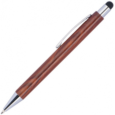 Logo trade promotional giveaways image of: Wooden ballpen BILZEN