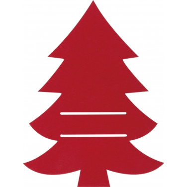 Logotrade promotional items photo of: Cutlery pad in Christmas tree shape DUFFEL