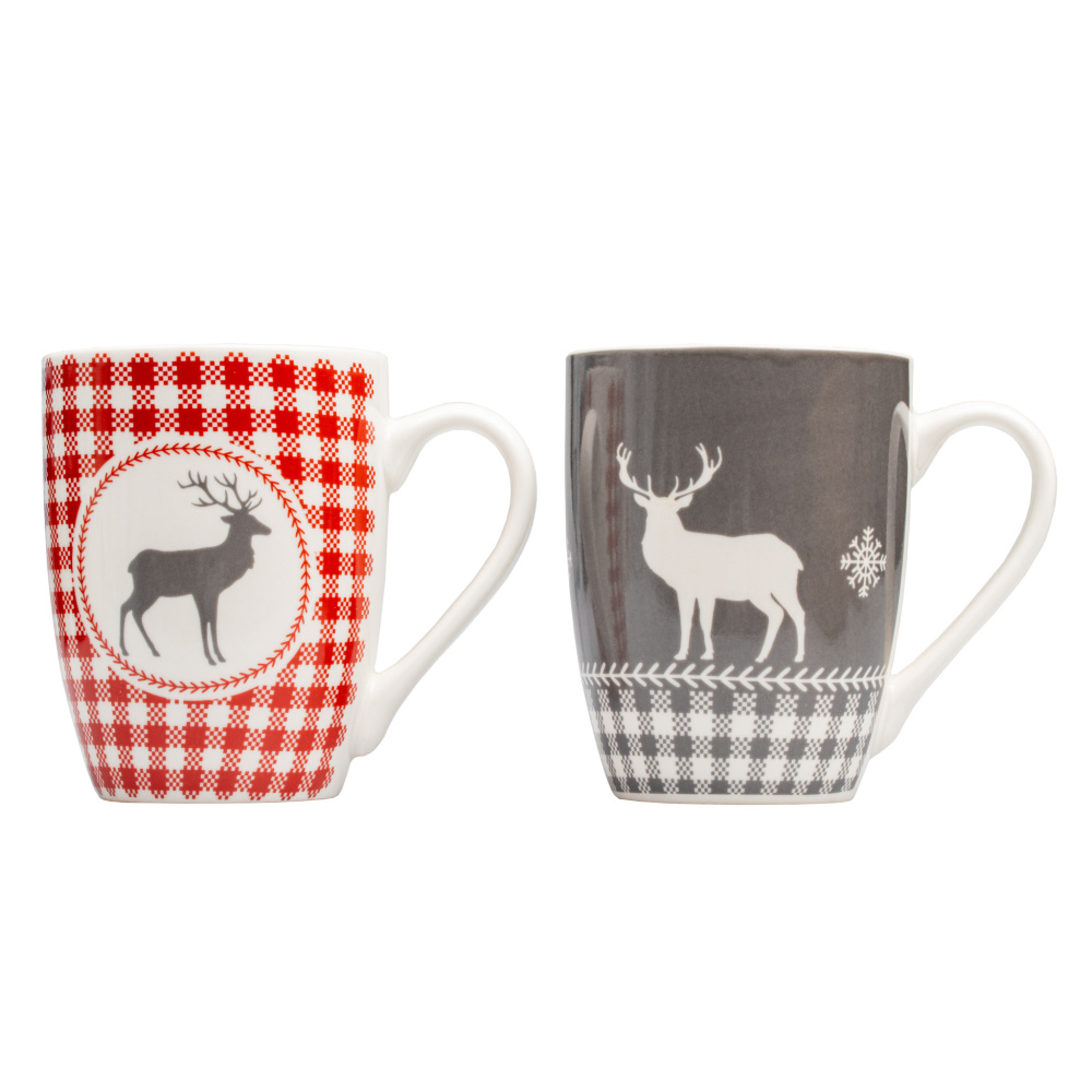 Logotrade business gift image of: 2 Xmas mugs ANKARA