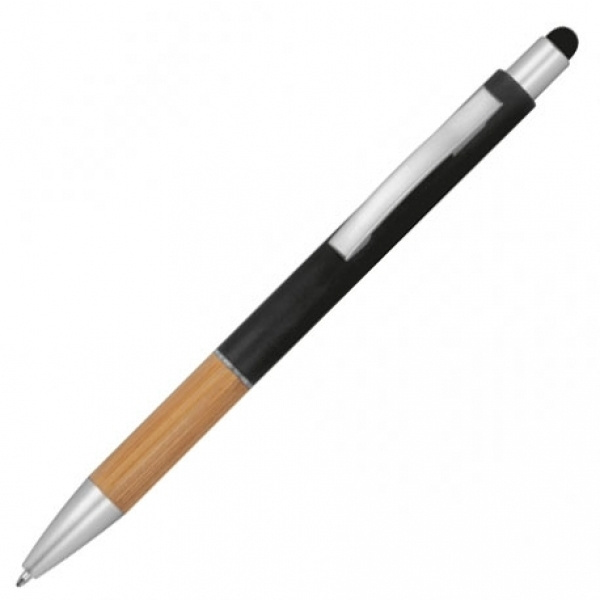 Logo trade promotional merchandise photo of: Ballpoint with touch function TRIPOLI