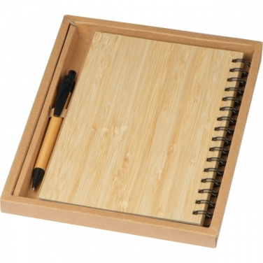 Logo trade promotional giveaway photo of: A5 notebook PISA