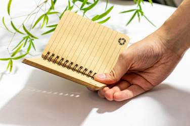 Logo trade promotional item photo of: A6 notebook PHOENIX