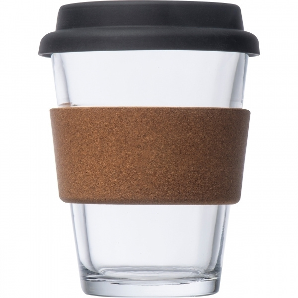 Logo trade business gifts image of: Glass drinking cup WROCŁAW 350ml