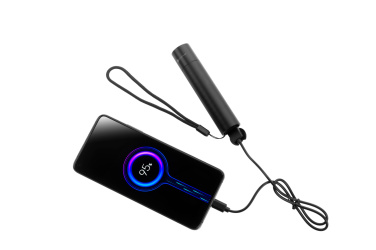 Logotrade promotional gifts photo of: Flashflight ZAGROS Schwarzwolf