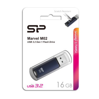 Logo trade promotional items image of: Pendrive Silicon Power Marvel - M02 3.2 16GB