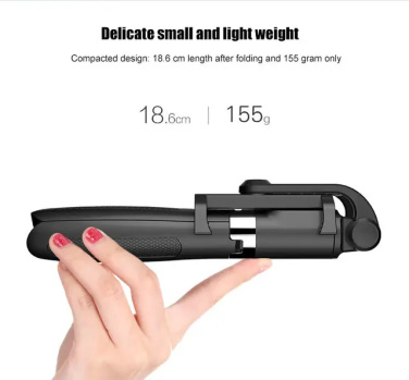 Logo trade promotional gift photo of: Selfie stick with tripod, K06