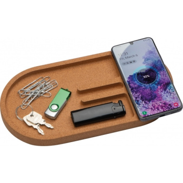 Logo trade promotional giveaway photo of: Desk organiser with charging station LANCASTER