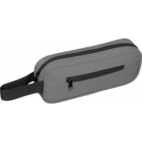 Logo trade promotional gifts image of: Toiletry bag RPET NEUCHATEL