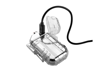 Logotrade promotional merchandise image of: Electrical lighter CALBUCO Schwarzwolf