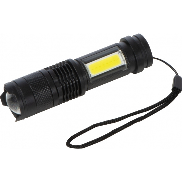 Logo trade promotional giveaways image of: Rechargeable flashlight AARHUS