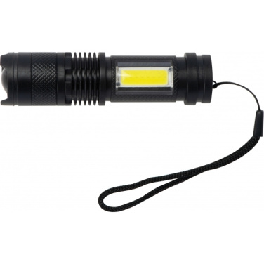 Logo trade corporate gifts picture of: Rechargeable flashlight AARHUS