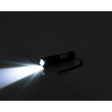 Logotrade promotional item picture of: Rechargeable flashlight AARHUS