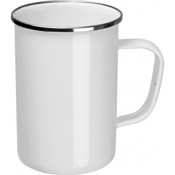 Logotrade advertising product image of: Enamel cup Adelaine