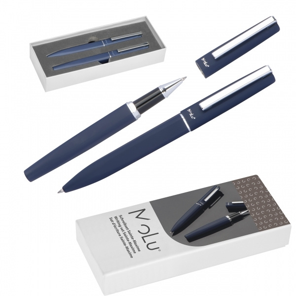 Logotrade promotional item picture of: Writing set soft touch SAINTE MAXIME MoLu